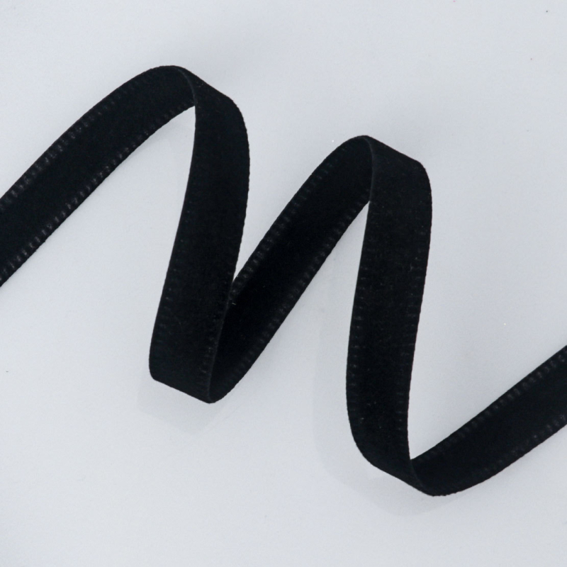 Двустранна велурена лента в корейски стил, найлон, за DIY панделки и аксесоари за коса