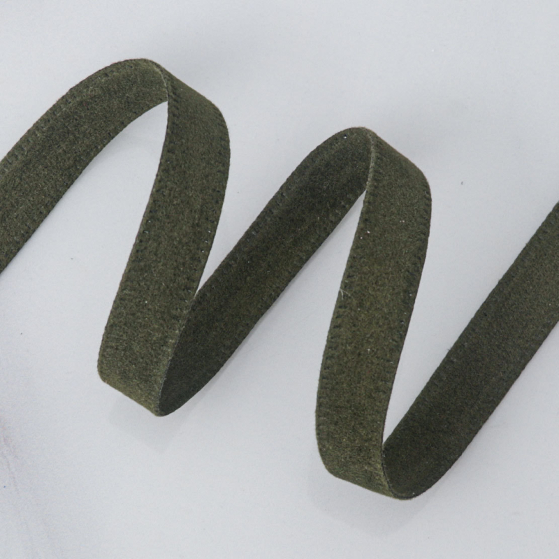 Двустранна велурена лента в корейски стил, найлон, за DIY панделки и аксесоари за коса