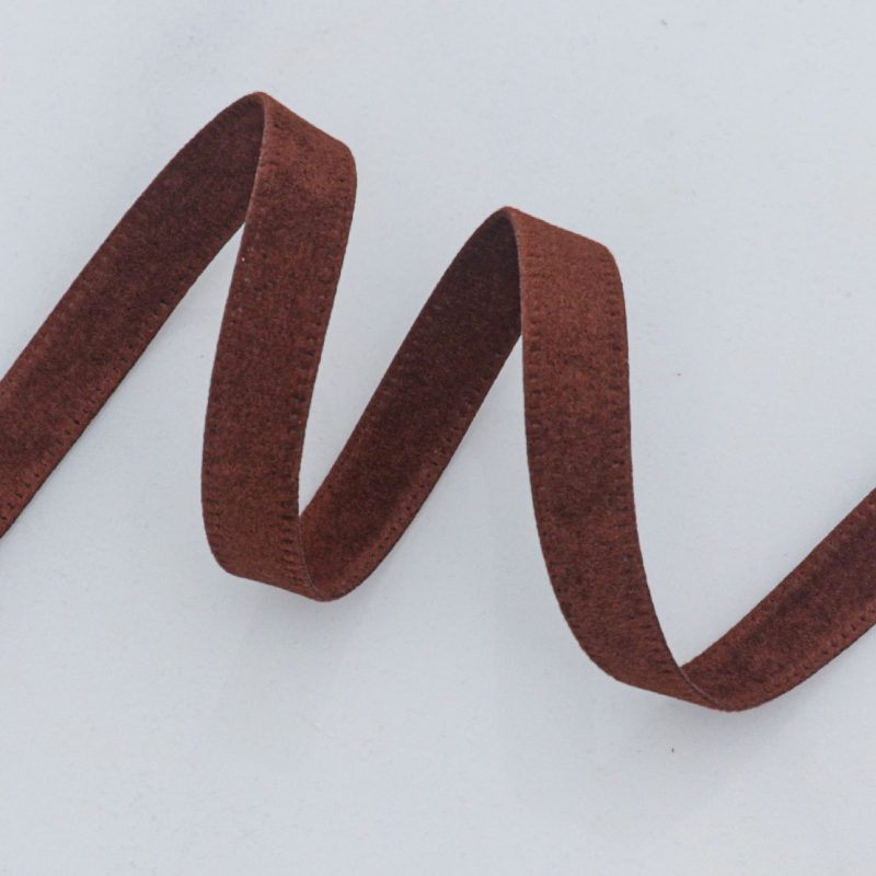 Двустранна велурена лента в корейски стил, найлон, за DIY панделки и аксесоари за коса