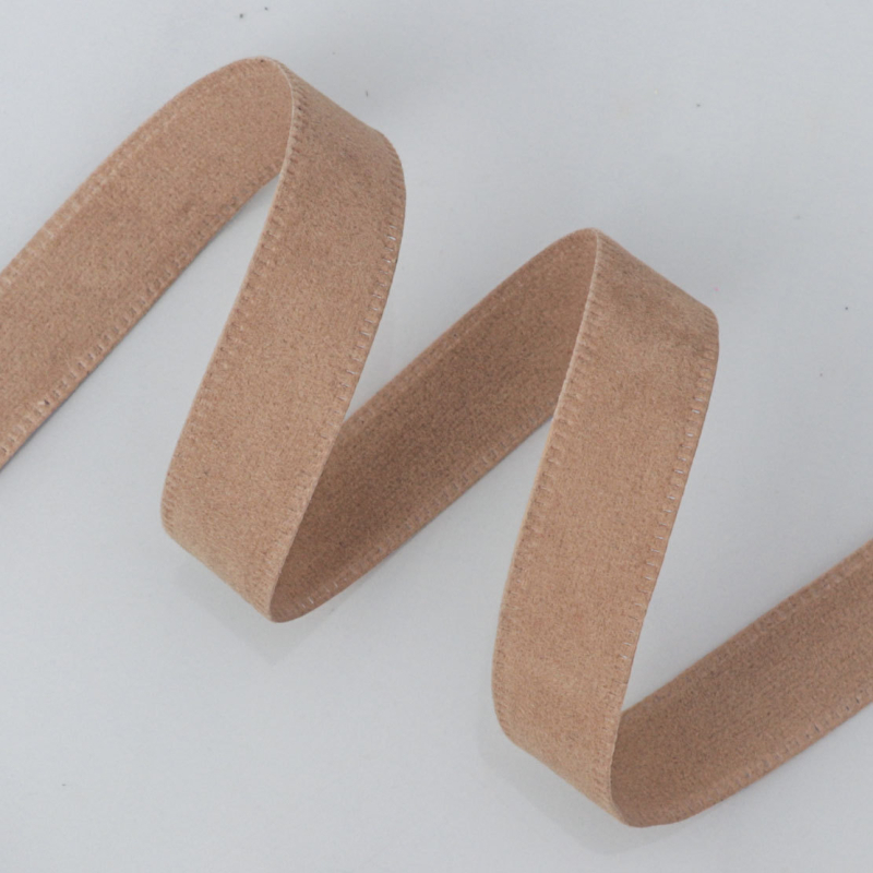 Двустранна велурена лента в корейски стил, найлон, за DIY панделки и аксесоари за коса