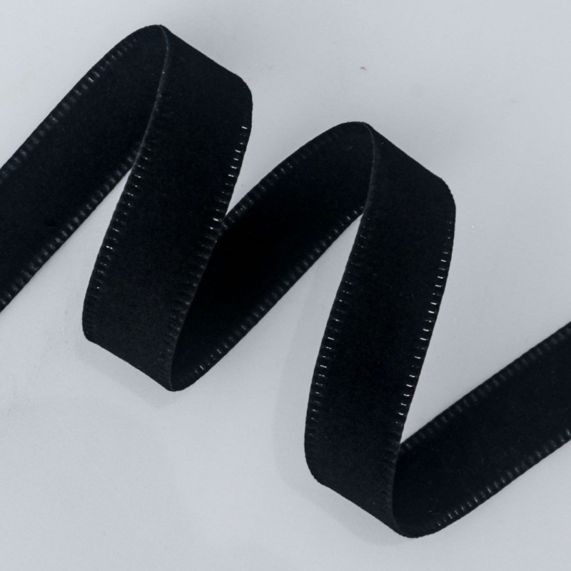 Двустранна велурена лента в корейски стил, найлон, за DIY панделки и аксесоари за коса