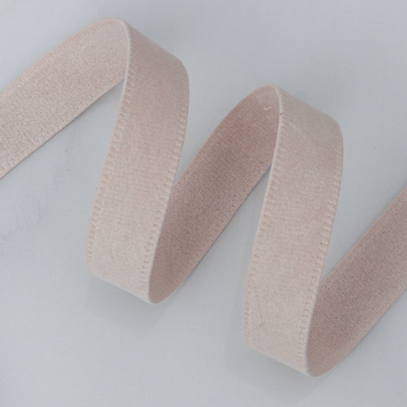 Двустранна велурена лента в корейски стил, найлон, за DIY панделки и аксесоари за коса