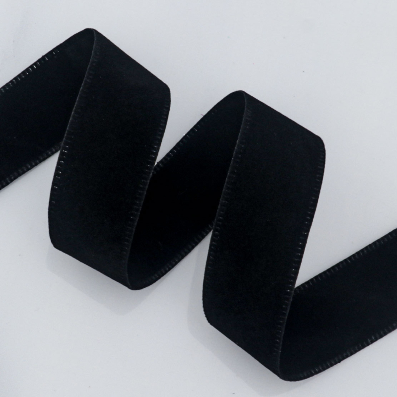 Двустранна велурена лента в корейски стил, найлон, за DIY панделки и аксесоари за коса