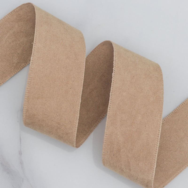 Двустранна велурена лента в корейски стил, найлон, за DIY панделки и аксесоари за коса