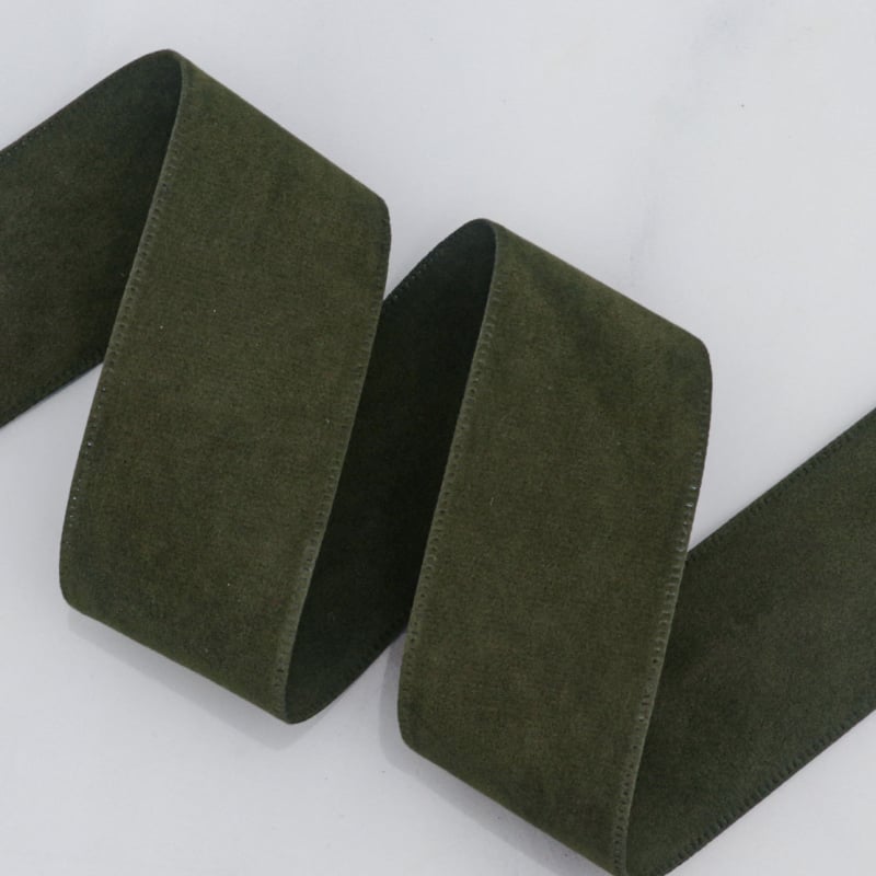 Двустранна велурена лента в корейски стил, найлон, за DIY панделки и аксесоари за коса