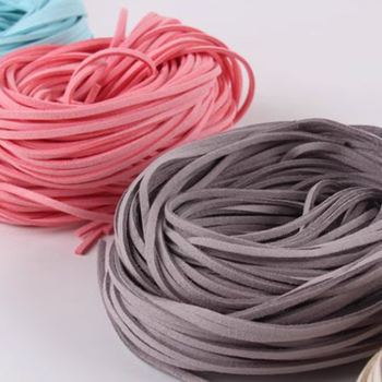 Decai говежда кожа велур лента – ръчно изработена DIY лента за цветя и сватбен декор, за подаръци, опаковане на букети и украса на торти