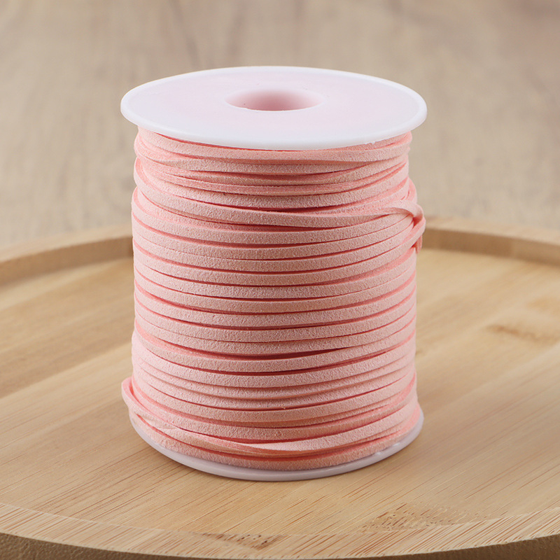 Decai говежда кожа велур лента – ръчно изработена DIY лента за цветя и сватбен декор, за подаръци, опаковане на букети и украса на торти