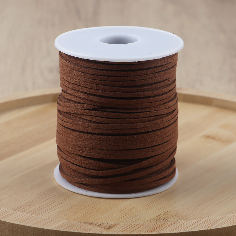 Decai говежда кожа велур лента – ръчно изработена DIY лента за цветя и сватбен декор, за подаръци, опаковане на букети и украса на торти