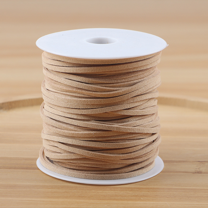 Decai говежда кожа велур лента – ръчно изработена DIY лента за цветя и сватбен декор, за подаръци, опаковане на букети и украса на торти