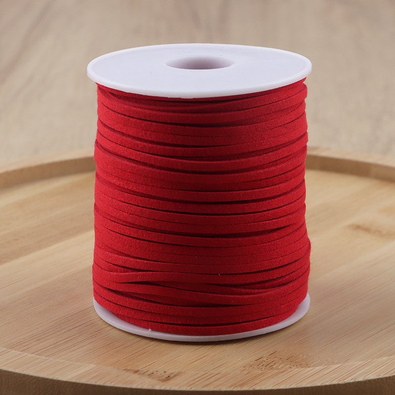 Decai говежда кожа велур лента – ръчно изработена DIY лента за цветя и сватбен декор, за подаръци, опаковане на букети и украса на торти