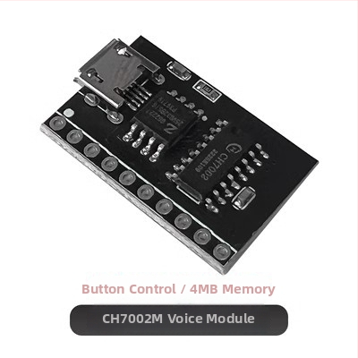 CH7800 balso modulis su USB sąsaja, serijinės jungties valdymas, 100V maitinimas, išorinio stiprintuvo palaikymas, MP3 garso atkūrimas