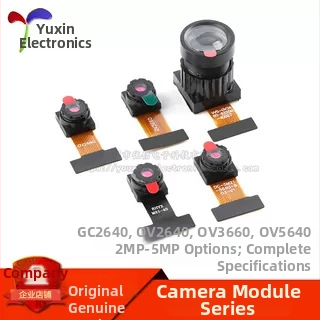 Kameros modulis su vaizdo jutikliu OV2640/3660/5640, skirtas STM32/ESP32 plėtros plokštėms