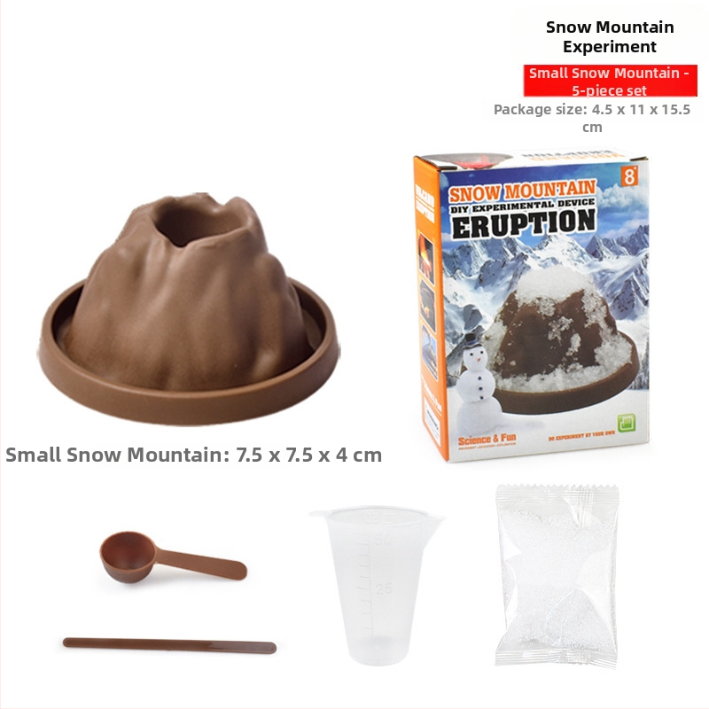 Vulkaanipurske DIY-teaduskatsese komplekt — plastmassist mänguasi 7–14-aastastele, bränd Like a Fish, sisaldab kostüümi ja kartongkarpi