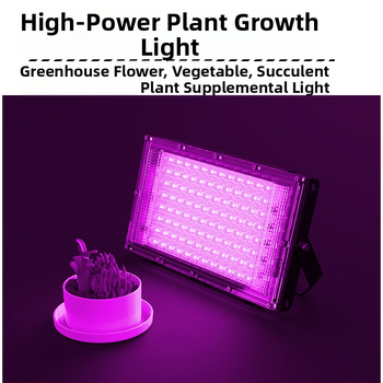 Lampa de creștere a plantelor, model Plant fill light, carcasă din aluminiu, intrare 220V