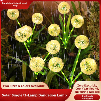 Saulės energijos LED sodo lemputė su žalio svogūno forma dizainu, IP65 atsparus vandeniui, nuotolinio valdymo, lauko kraštovaizdžio apšvietimas