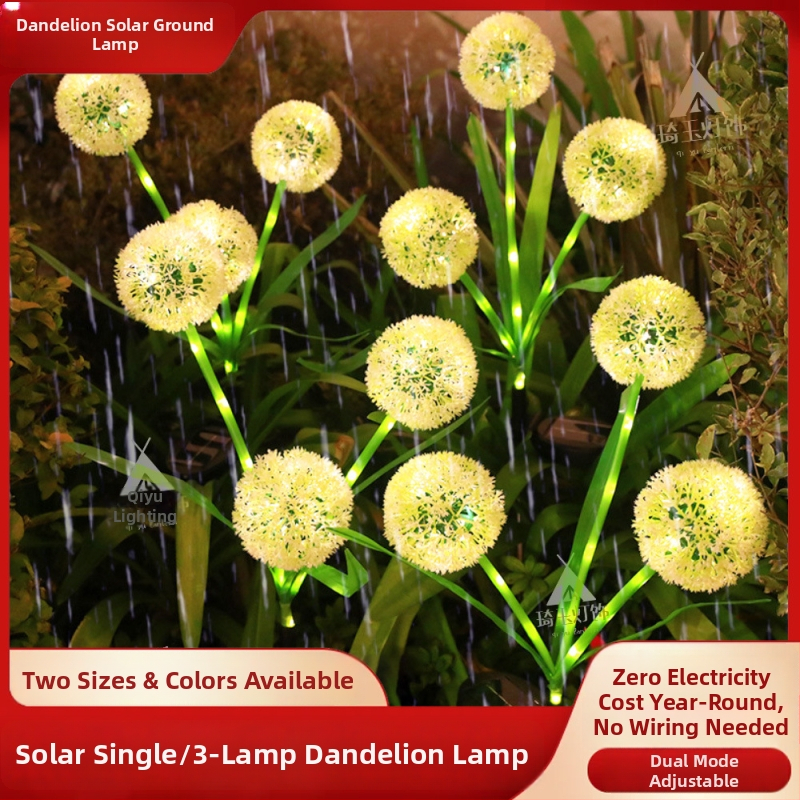 Saulės energijos LED sodo lemputė su žalio svogūno forma dizainu, IP65 atsparus vandeniui, nuotolinio valdymo, lauko kraštovaizdžio apšvietimas