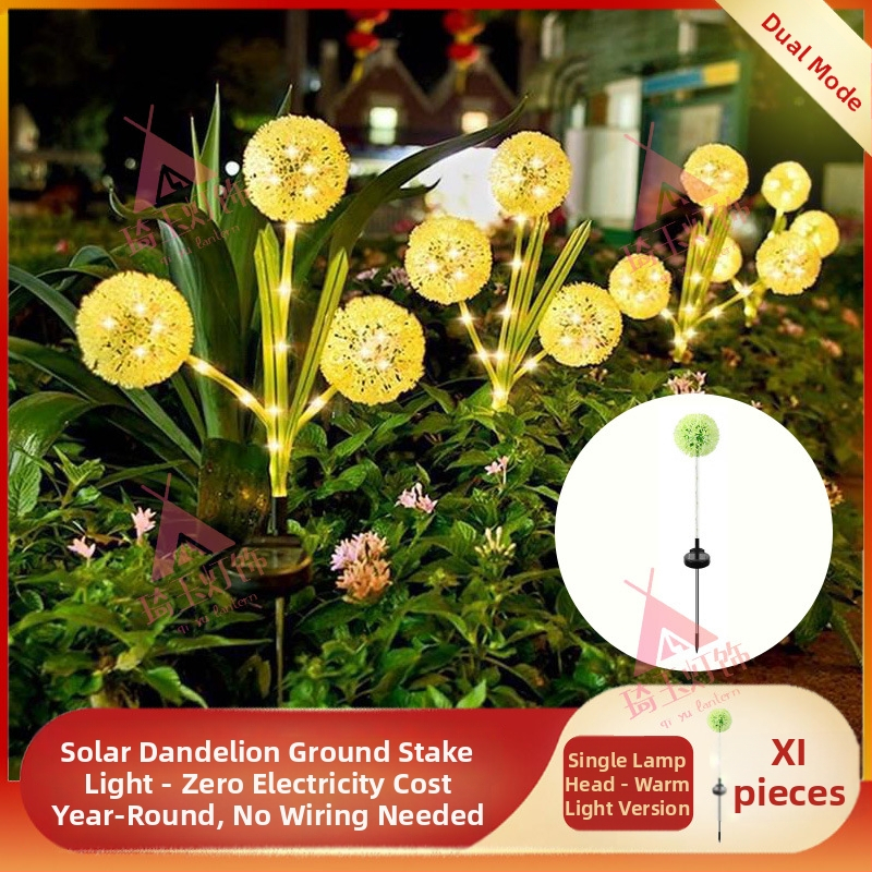 Saulės energijos LED sodo lemputė su žalio svogūno forma dizainu, IP65 atsparus vandeniui, nuotolinio valdymo, lauko kraštovaizdžio apšvietimas