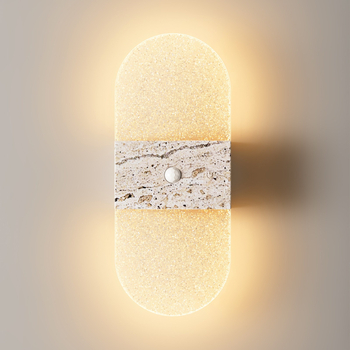 LED τοίχικο νυχτερινό φως με αισθητήρα κίνησης, επαναφορτιζόμενη ενσωματωμένη μπαταρία, ασύρματο, ακρυλικό κάλυμμα