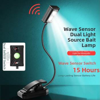 LED masalų lemputė su indukciniu maitinimu naktinei žvejybai – įkraunama, ABS korpusas