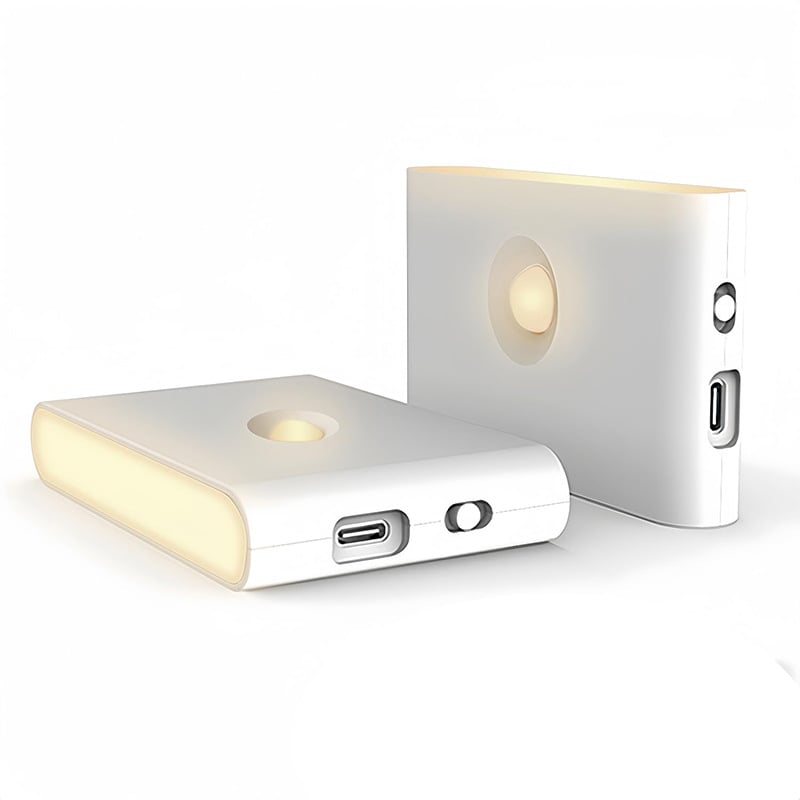 LED judesio jutiklio lemputė koridoriuje ir laiptinėse — naktinė šviesa su USB įkrovimu miegamojo kambaryje, šiuolaikiškas minimalistinis stilius, modelis 001, prekė Other, pradinis kiekis 1, sertifikatas: Nėra