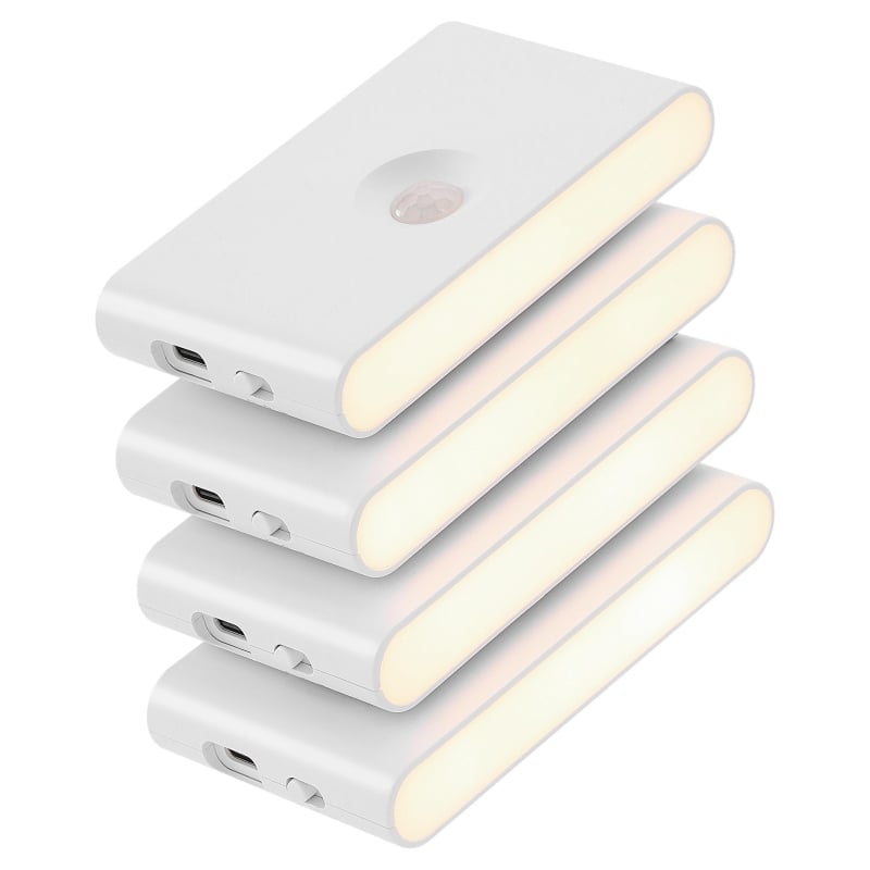 LED judesio jutiklio lemputė koridoriuje ir laiptinėse — naktinė šviesa su USB įkrovimu miegamojo kambaryje, šiuolaikiškas minimalistinis stilius, modelis 001, prekė Other, pradinis kiekis 1, sertifikatas: Nėra