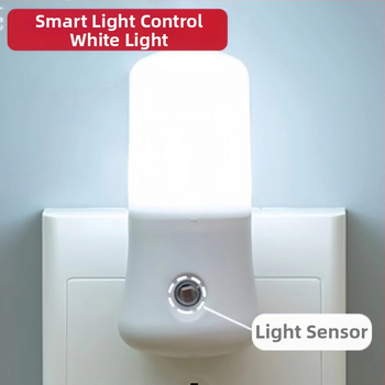 LED öölamp pistikuga ja lülitiga, 3W, soe ja jahe valgus, elutoas ja magamistubas, plastikvarjund