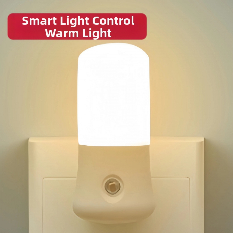 LED öölamp pistikuga ja lülitiga, 3W, soe ja jahe valgus, elutoas ja magamistubas, plastikvarjund