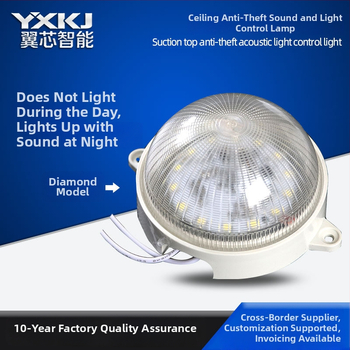 Corp de iluminat LED pentru plafon cu control inteligent audio și luminozitate și detecție radar (Model YX-863, IP66, 85-265V, 275 lm, unghi fascicul 180°)