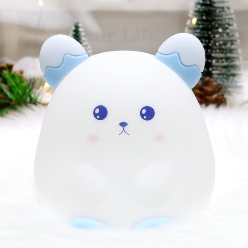 Silikoninė naktinė lempa su katės dizainu Tom's Dream Cat – įmontuota baterija, maksimali įtampa 36V, mygtukinis jungiklis; tinka miegamajam ar studijai.