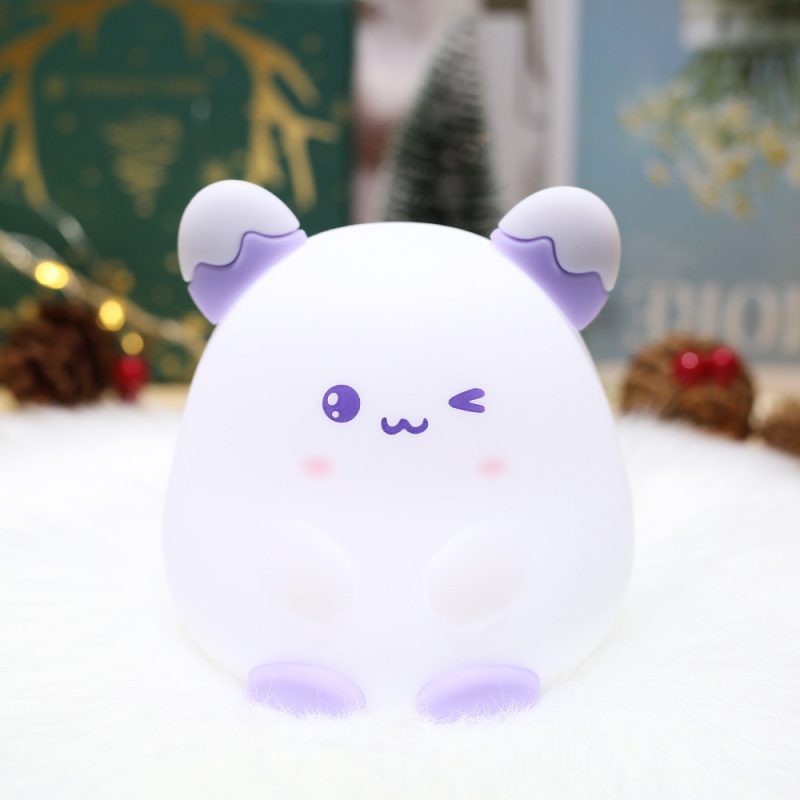 Silikoninė naktinė lempa su katės dizainu Tom's Dream Cat – įmontuota baterija, maksimali įtampa 36V, mygtukinis jungiklis; tinka miegamajam ar studijai.