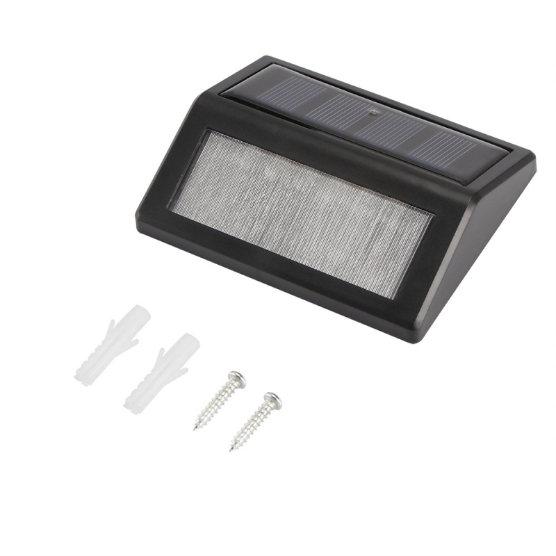 Napelemes korlátrész világítás lépcsőkhöz, 6 LED, bemeneti feszültség 1.2V, IP65, modell TH-116, üzemidő 6–12 óra