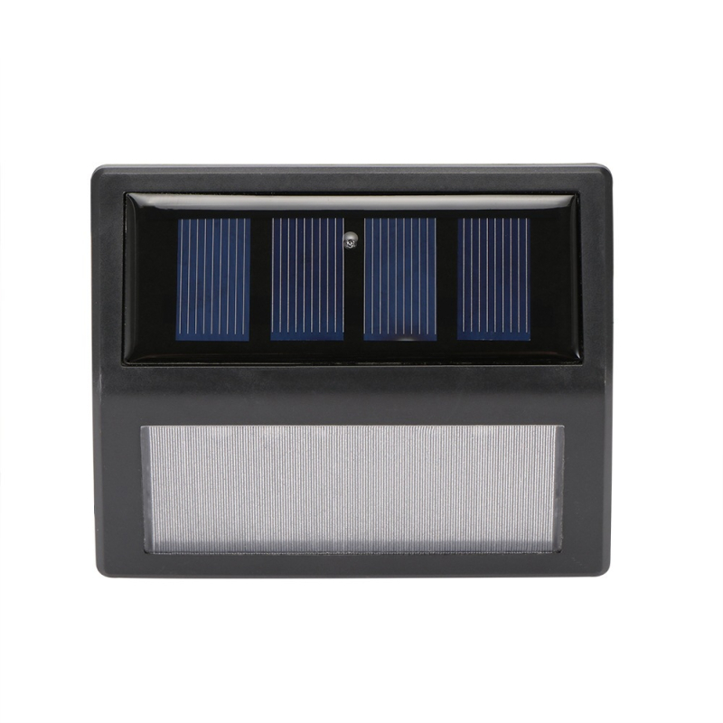 Napelemes korlátrész világítás lépcsőkhöz, 6 LED, bemeneti feszültség 1.2V, IP65, modell TH-116, üzemidő 6–12 óra