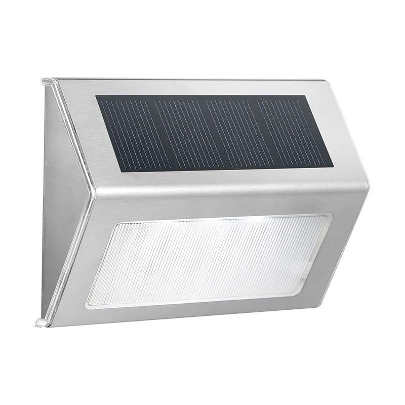 Napelemes korlátrész világítás lépcsőkhöz, 6 LED, bemeneti feszültség 1.2V, IP65, modell TH-116, üzemidő 6–12 óra