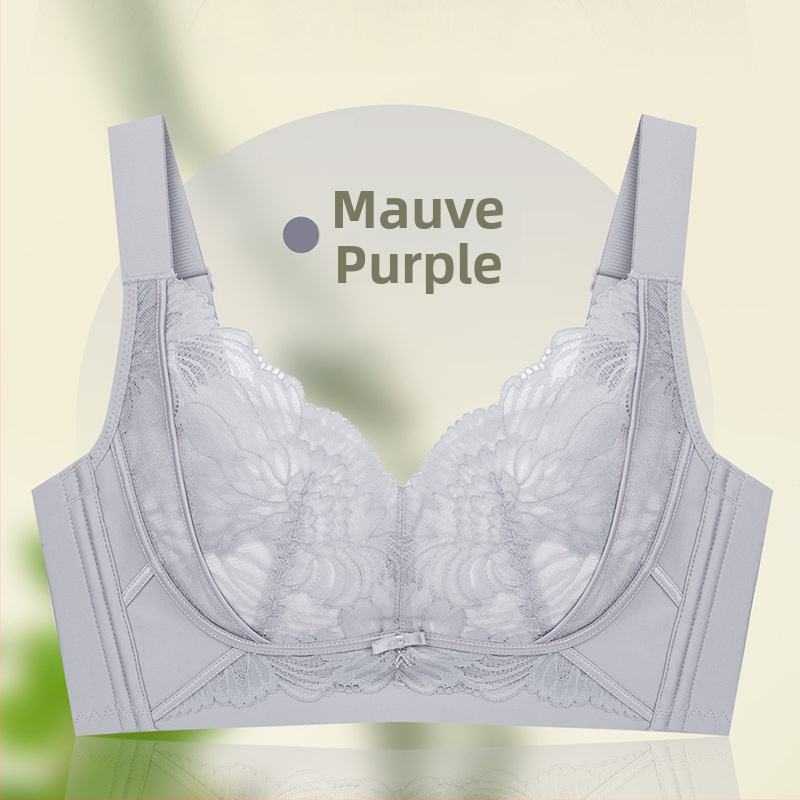 Moteriška nėrinių push-up liemenėlė, reguliuojamos petnešėlės, kvėpuojanti medžiaga, šoninė parama — vidutinio dydžio kaušelis, nugaros užsegimas su penkiais kabliukais