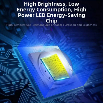 Įkraunama LED prožektorius su saulės energija ir rankinio generatoriaus funkcija, 20W, 800 mAh, diapazonas 200-500 m