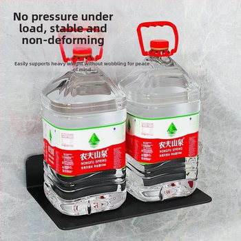 Sieninis daugiafunkcinis laikiklis projektoriui, maršrutizatoriui ir TV dėžei - be gręžimo, anglies plienas, paprastas modernus dizainas, vieno sluoksnio laikymas, tinkamas svetainei ir miegamajam