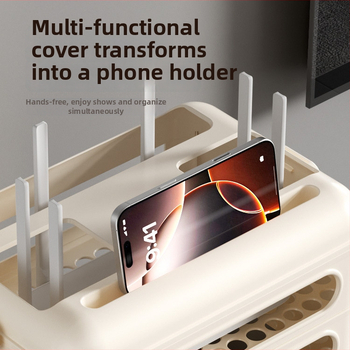 Stalo laikymo lentyna – plastikinė, 4 sluoksniai, stalinis montavimas, modernus minimalistinis stilius, organizavimui