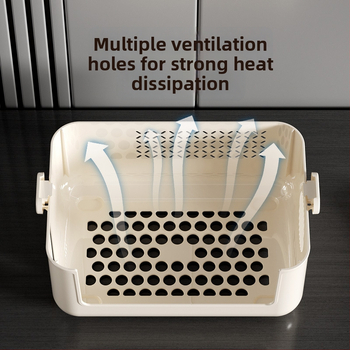 Stalo laikymo lentyna – plastikinė, 4 sluoksniai, stalinis montavimas, modernus minimalistinis stilius, organizavimui