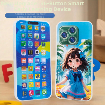 Vaikų mokymosi planšetė — dviejų kalbų kinų-anglų mokymasis, 36 mygtukai, įkraunama ličio baterija, jutiklinis ekranas, balso atpažinimas