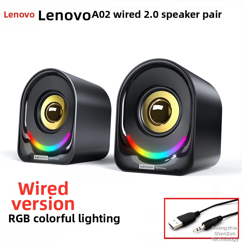 Lenovo B02 USB maitininamas stereo garsiakalbiai su Bluetooth 4.0, 3W išėjimo galia, 40Hz–20kHz, 2 garsiakalbiai