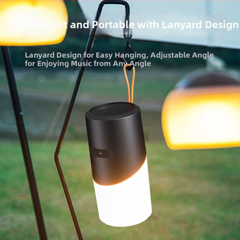 Boxă Bluetooth fără fir cu lumină RGB, difuzor portabil pentru exterior, cu conectare TWS și slot pentru card — Bluetooth 5.3, 5W, rază 10 m, 60 Hz–15 kHz, SNR ≥85 dB, baterie încorporată 500–800 mAh