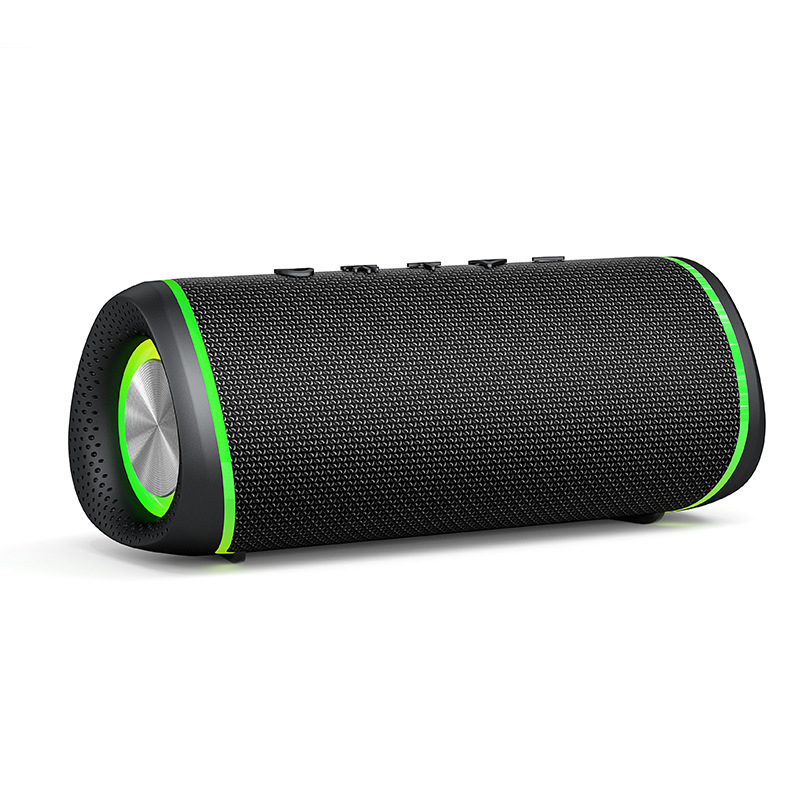 Bežični Bluetooth zvučnik s RGB osvjetljenjem, snažan bas, vodootporan i prenosiv za vanjsku upotrebu (Bluetooth 5.3, 2x5W, IPX5, 20Hz-20kHz, 1200-2000 mAh)
