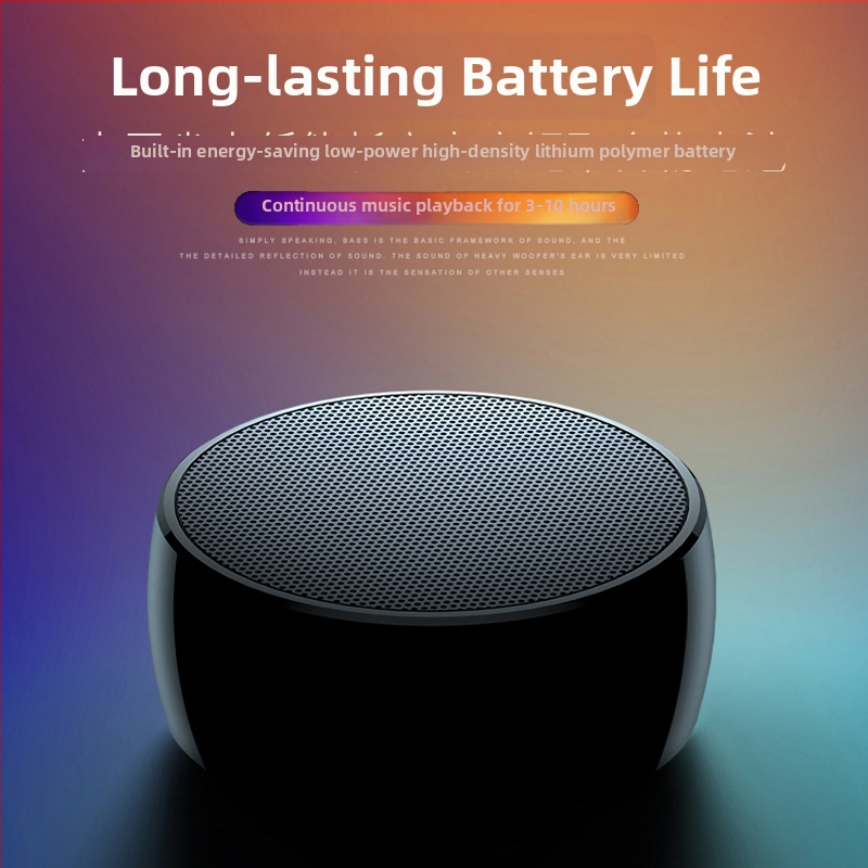 Bluetooth 5.0 portatīvais skaļrunis 5W, iekšēja akumulatora jauda 300–500 mAh, IPX5 ūdensdrošs, Bluetooth 5.0, frekvenču diapazons 60 Hz–15 kHz