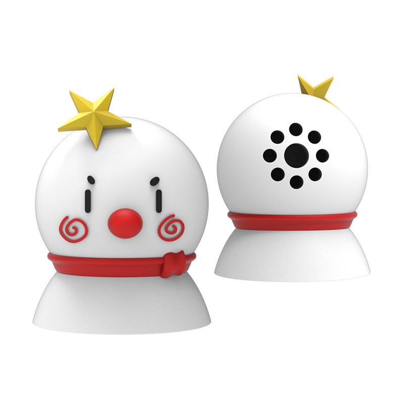 Boxă Bluetooth cu desene de Crăciun, Moș Crăciun și ren mic – Bluetooth 5.0, rază 10 m, răspuns în frecvență 100 Hz–20 kHz, SNR ≥75 dB, baterie încorporată 230 mAh