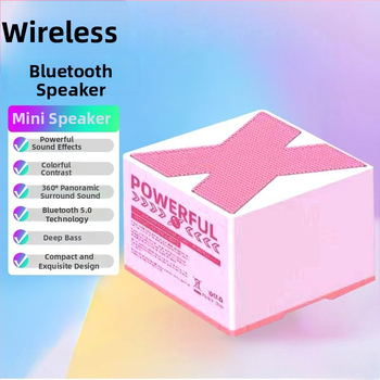 Bluetooth pārnēsājamais skaļrunis – Bluetooth 5.0 – Izvades jauda 5W – Darbības diapazons līdz 10 m – Iebūvēta baterija 300–500 mAh – SNR ≥ 70 dB