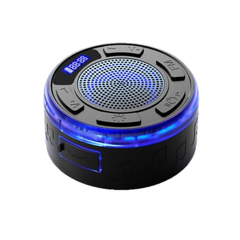 Boxă Bluetooth cu ventuză mare, IPX6 rezistent la apă, baterie încorporată, Bluetooth 5.3, difuzoare duale