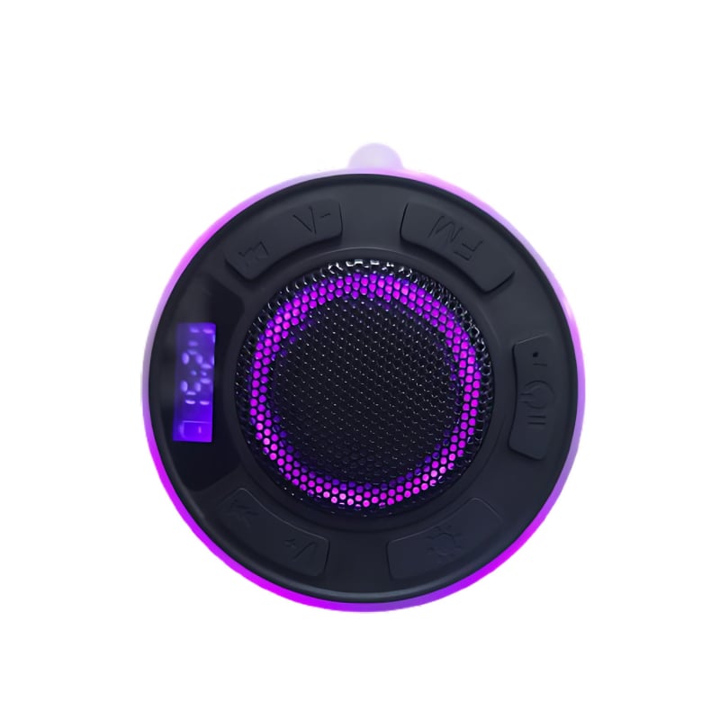 Boxă Bluetooth cu ventuză mare, IPX6 rezistent la apă, baterie încorporată, Bluetooth 5.3, difuzoare duale