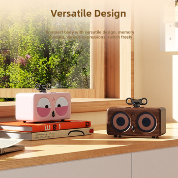 Retro Bird Bluetooth kõlar koos TWS-iga, kaasaskantav kodu ja välitingimustesse kasutamiseks, sisseehitatud 500–800 mAh aku, Bluetooth 5.3, sagedusvahemik 60 Hz–15 kHz, SNR ≥70 dB, 6 W