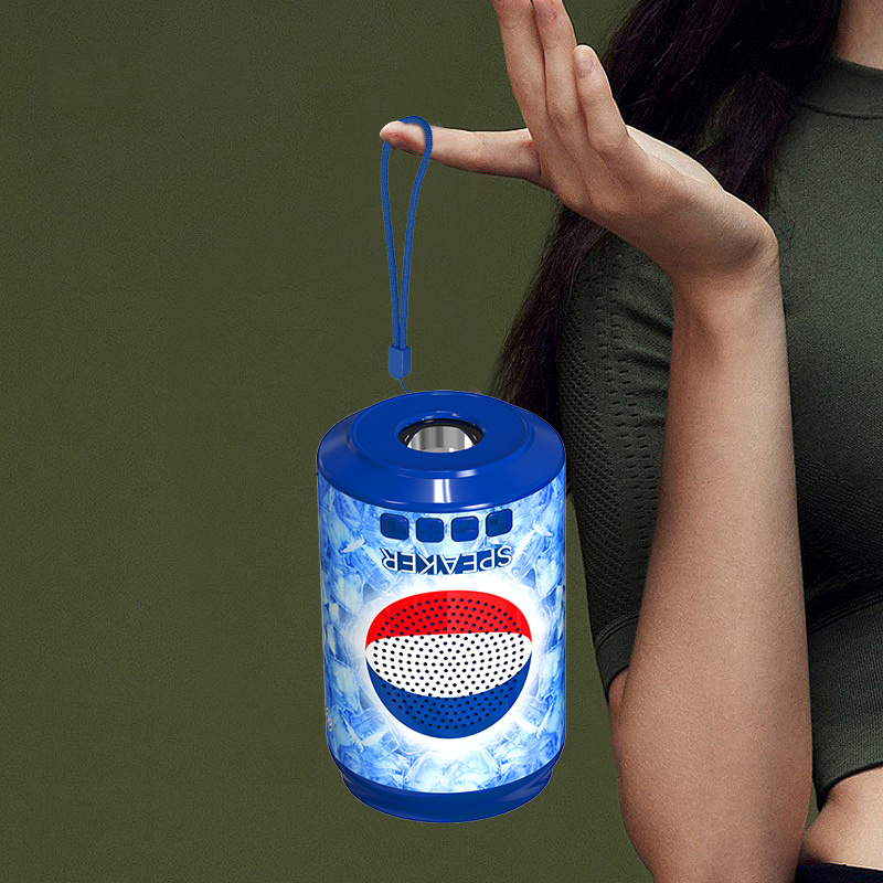 Bluetooth mini garsiakalbis, 5W galia, įdiegta baterija 1200–2000 mAh, Bluetooth 5.3, 100 Hz–20 kHz dažnių diapazonas, SNR ≥95 dB