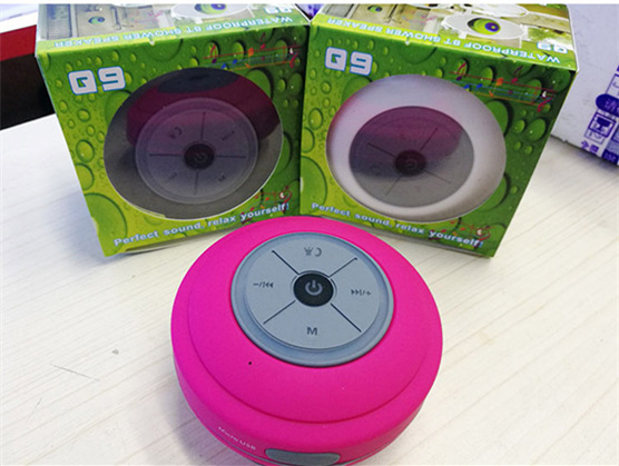 „Bluetooth“ garsiakalbis su siurbtuko kilpa, LED, IPX4 atsparus vandeniui, BT 5.0, 3W galia